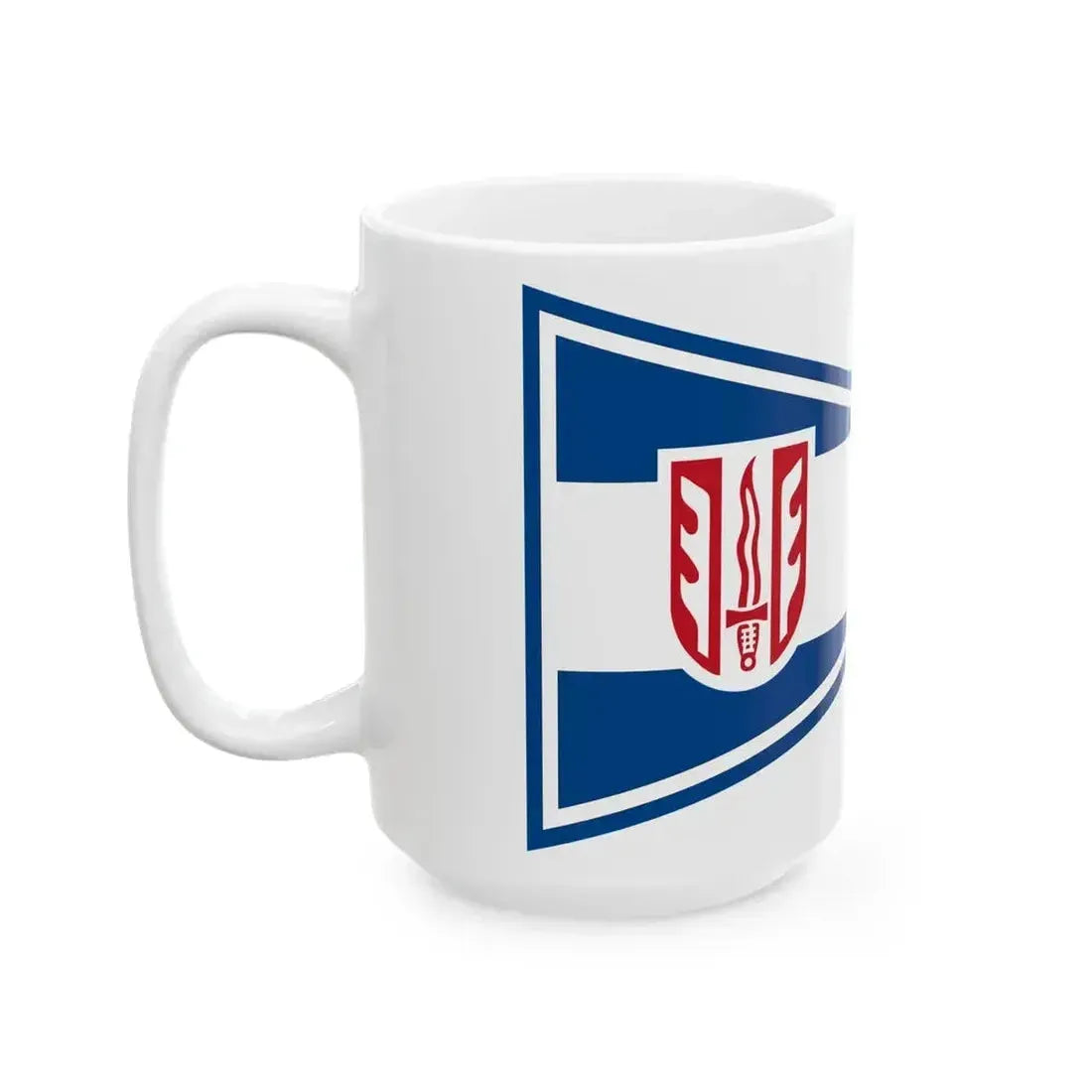 Burgee of Segelclub Mattsee (Austria) White Coffee Mug - Go Mug Yourself