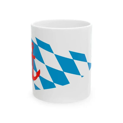 Burgee of Segler-Gemeinschaft Utting (Germany) White Coffee Mug 11oz - Go Mug Yourself