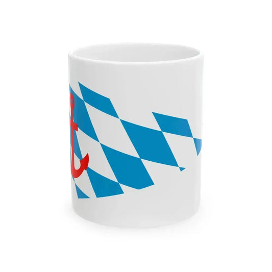 Burgee of Segler-Gemeinschaft Utting (Germany) White Coffee Mug 11oz - Go Mug Yourself