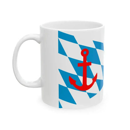 Burgee of Segler-Gemeinschaft Utting (Germany) White Coffee Mug - Go Mug Yourself