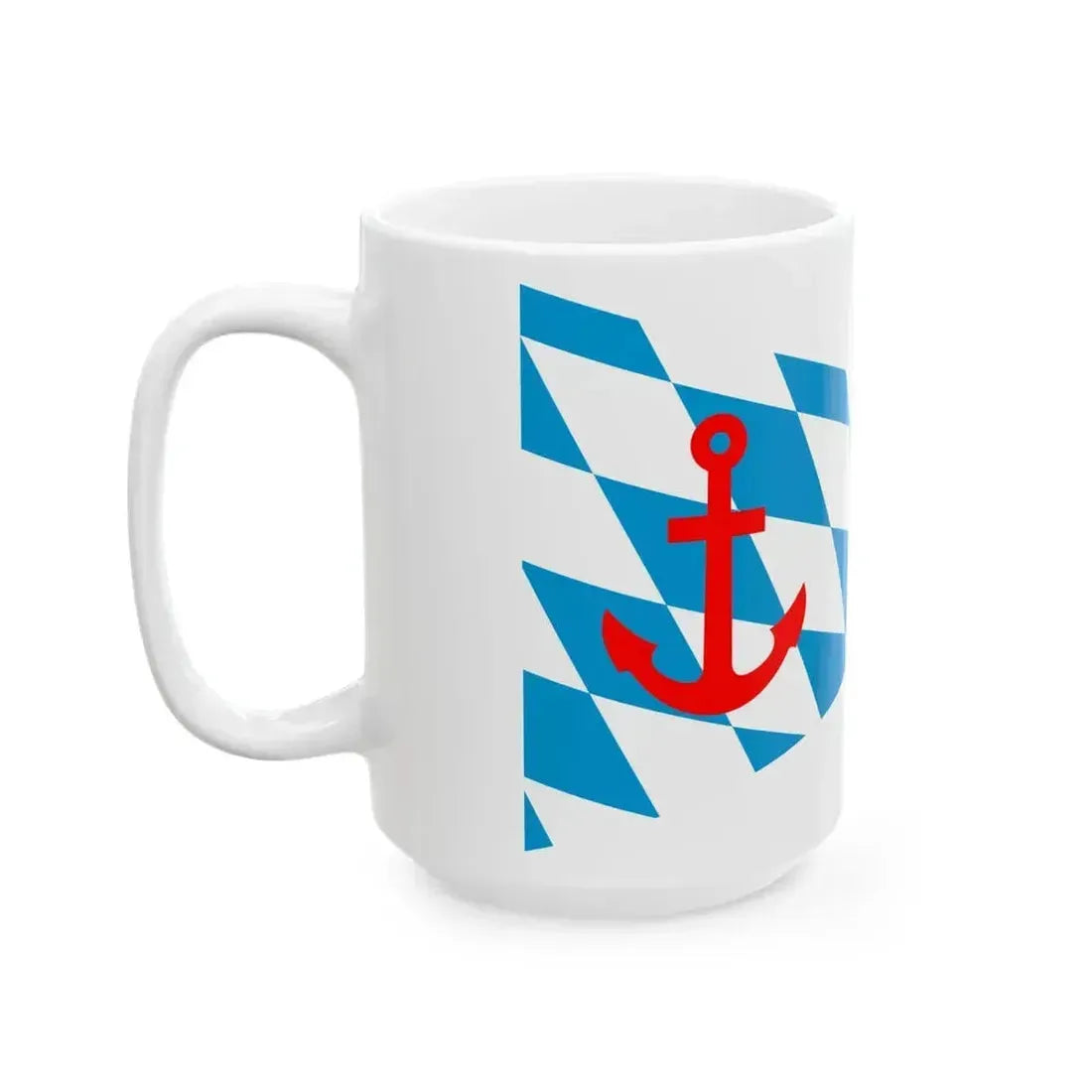 Burgee of Segler-Gemeinschaft Utting (Germany) White Coffee Mug - Go Mug Yourself
