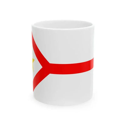 Burgee of Skovshoved Sejlklub (Denmark) White Coffee Mug 11oz - Go Mug Yourself