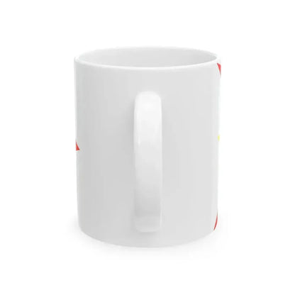 Burgee of Skovshoved Sejlklub (Denmark) White Coffee Mug - Go Mug Yourself