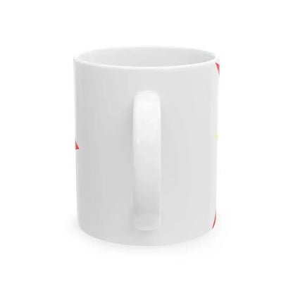 Burgee of Skovshoved Sejlklub (Denmark) White Coffee Mug - Go Mug Yourself