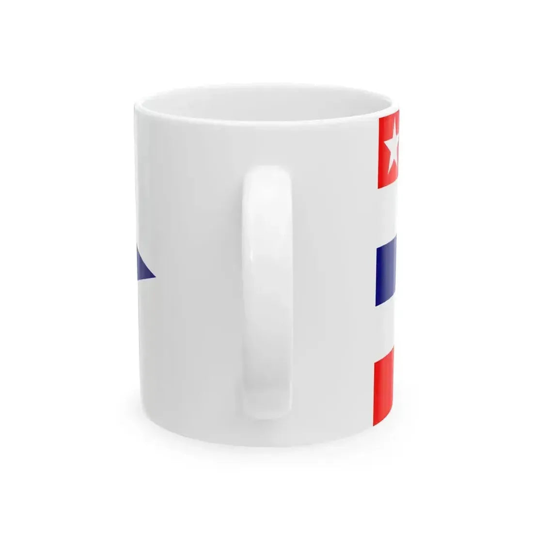 Burgee of Societe Nautique de Marseille (France) White Coffee Mug - Go Mug Yourself