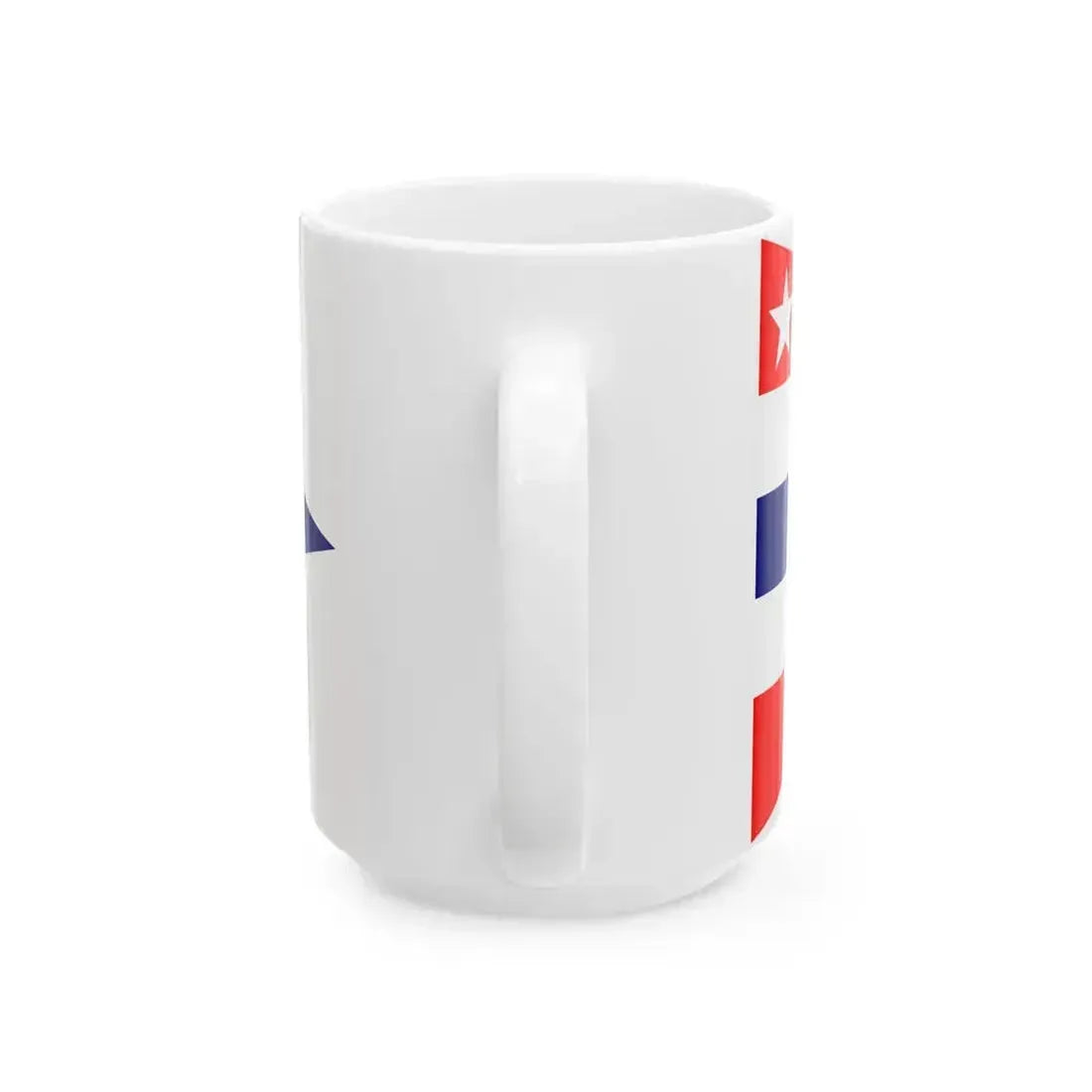 Burgee of Societe Nautique de Marseille (France) White Coffee Mug - Go Mug Yourself