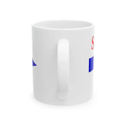 Burgee of Societe Regates Rochelaises (France) White Coffee Mug - Go Mug Yourself