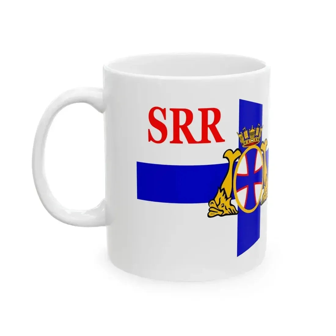 Burgee of Societe Regates Rochelaises (France) White Coffee Mug - Go Mug Yourself