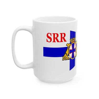 Burgee of Societe Regates Rochelaises (France) White Coffee Mug - Go Mug Yourself