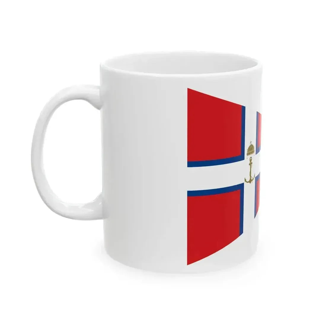 Burgee of Spartacus Sailing Club (Hungary) White Coffee Mug - Go Mug Yourself