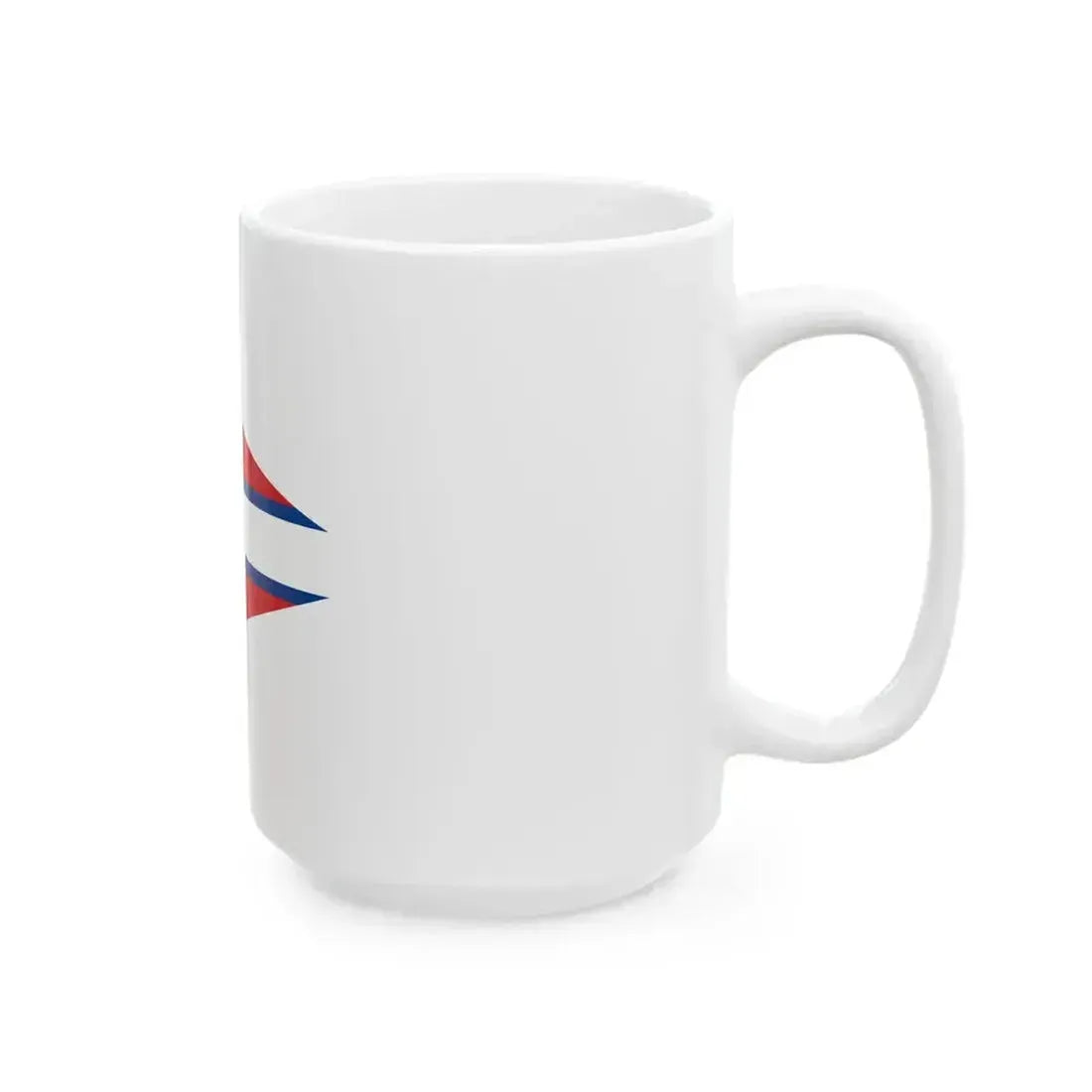 Burgee of Spartacus Sailing Club (Hungary) White Coffee Mug - Go Mug Yourself