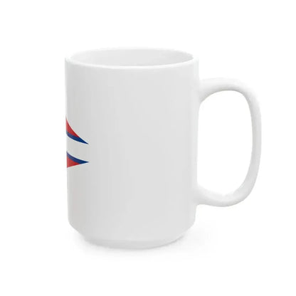Burgee of Spartacus Sailing Club (Hungary) White Coffee Mug - Go Mug Yourself
