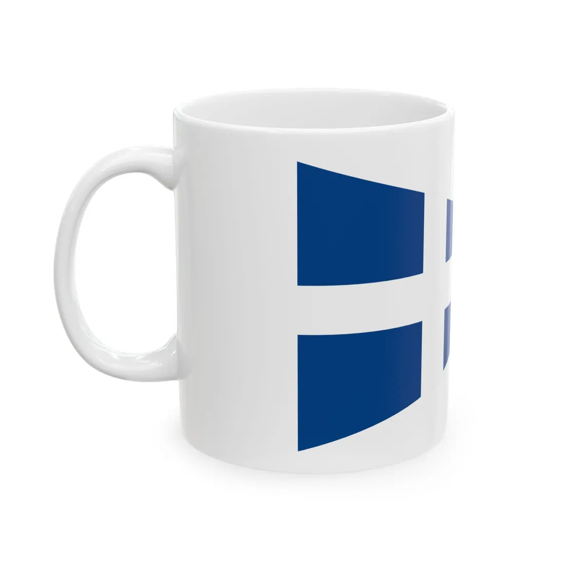 Burgee of Stavanger Seilforening (Norway) White Coffee Mug - Go Mug Yourself