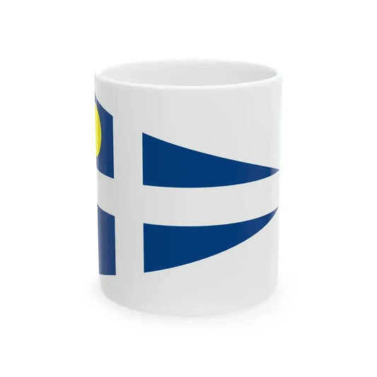 Burgee of Sun City YC (Australia) White Coffee Mug 11oz - Go Mug Yourself
