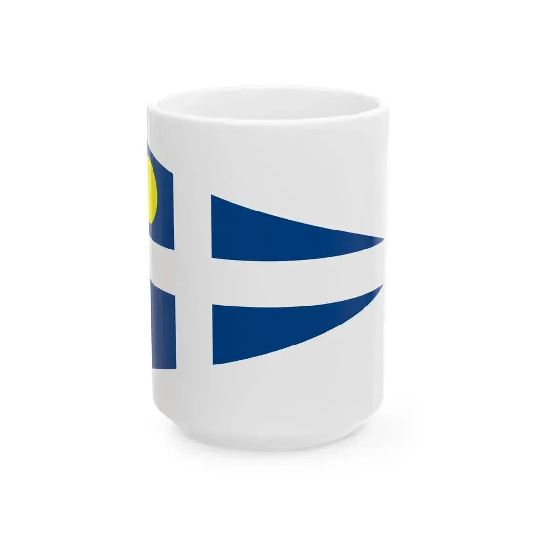 Burgee of Sun City YC (Australia) White Coffee Mug 15oz - Go Mug Yourself