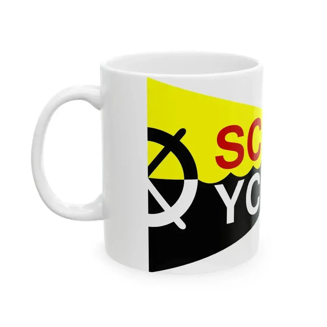 Burgee of Surf City YC (United States) White Coffee Mug - Go Mug Yourself