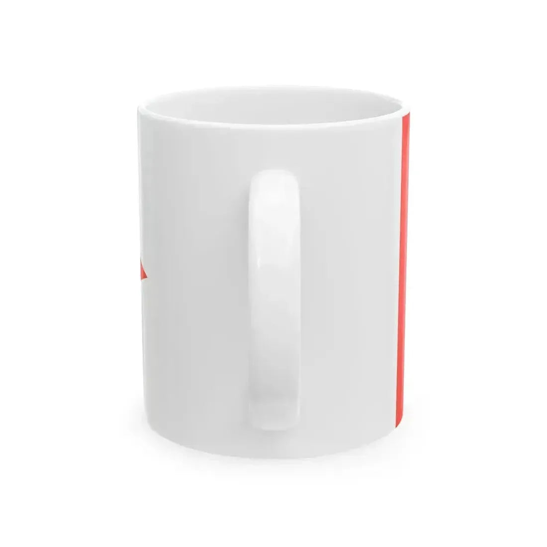 Burgee of the fleet of the Arma dei Carabinieri (Italy) White Coffee Mug - Go Mug Yourself