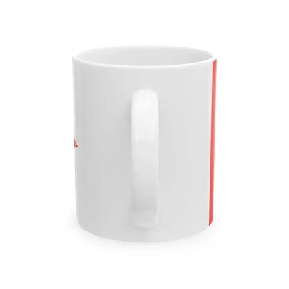 Burgee of the fleet of the Arma dei Carabinieri (Italy) White Coffee Mug - Go Mug Yourself