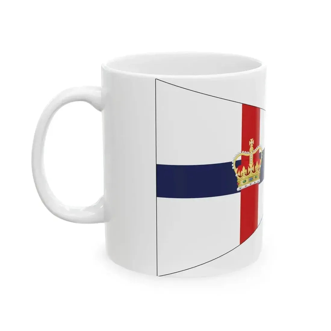 Burgee of the Royal Yacht Club of Tasmania RYCT (Australia) White Coffee Mug - Go Mug Yourself