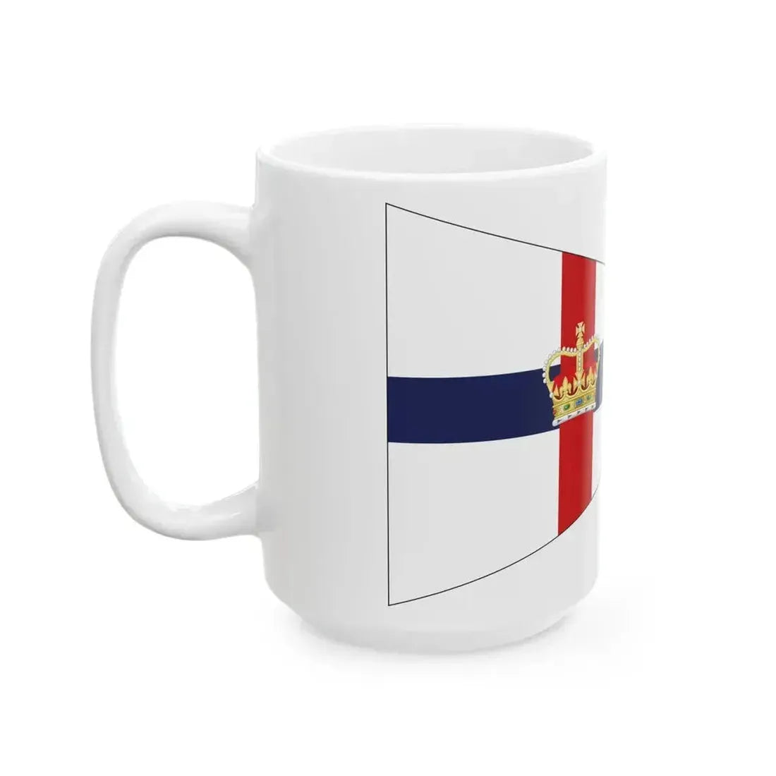 Burgee of the Royal Yacht Club of Tasmania RYCT (Australia) White Coffee Mug - Go Mug Yourself