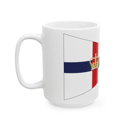 Burgee of the Royal Yacht Club of Tasmania RYCT (Australia) White Coffee Mug - Go Mug Yourself