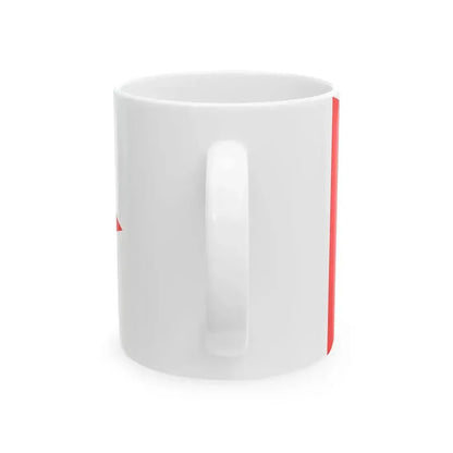 Burgee of Thisted Sejlklub (Denmark) White Coffee Mug - Go Mug Yourself