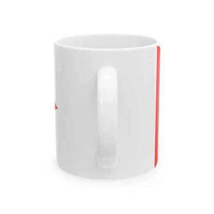 Burgee of Thisted Sejlklub (Denmark) White Coffee Mug - Go Mug Yourself