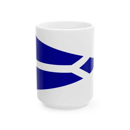Burgee of Tred Avon YC (United States) White Coffee Mug 15oz - Go Mug Yourself