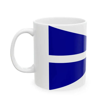 Burgee of Tred Avon YC (United States) White Coffee Mug - Go Mug Yourself