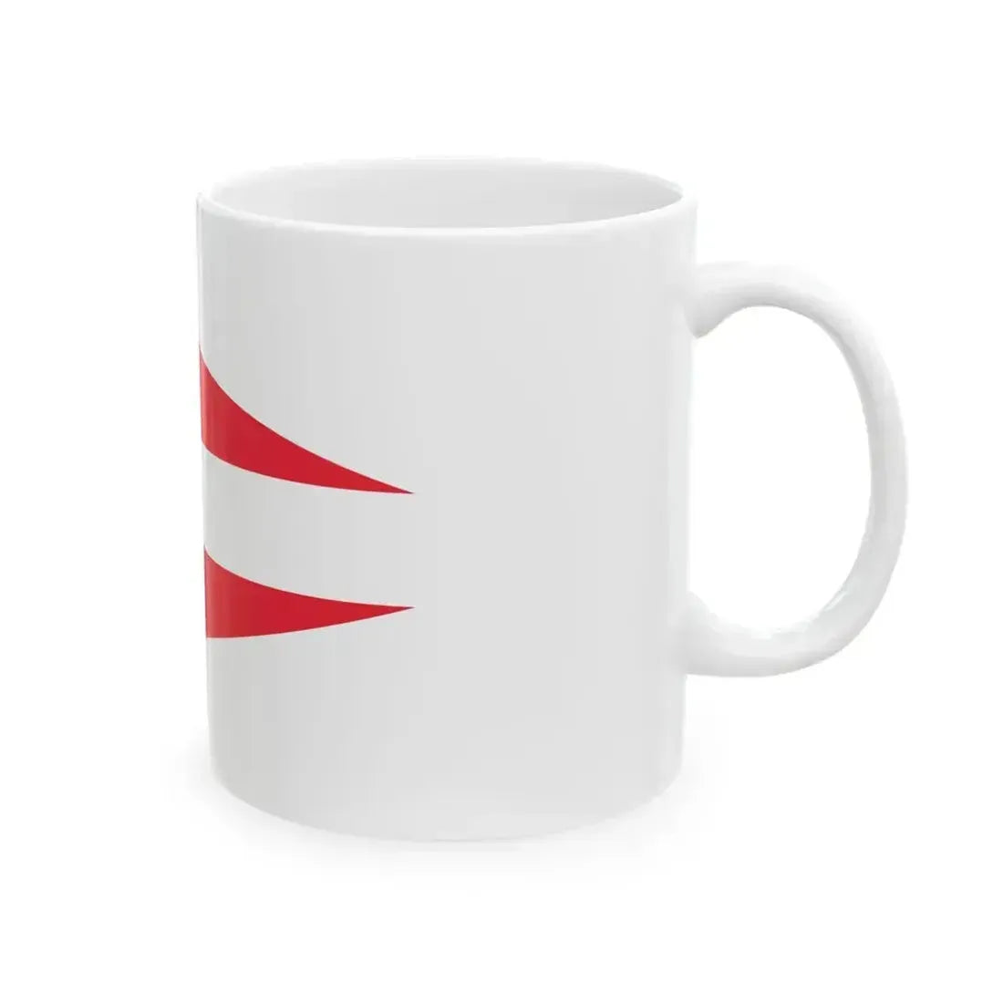 Burgee of Union Nationale pour la Course au Large (France) White Coffee Mug - Go Mug Yourself