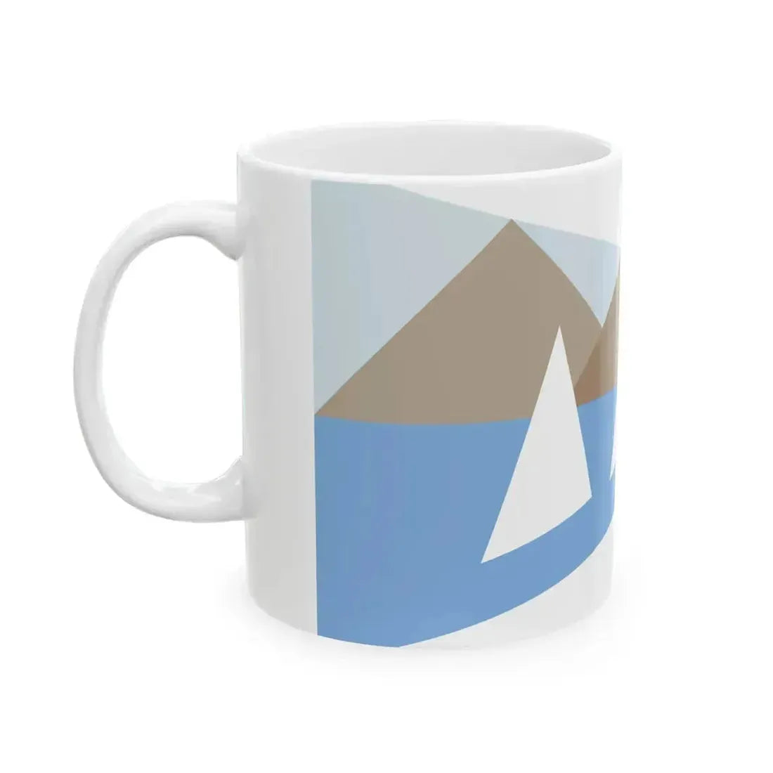 Burgee of Union Sailing Club (United States) White Coffee Mug - Go Mug Yourself