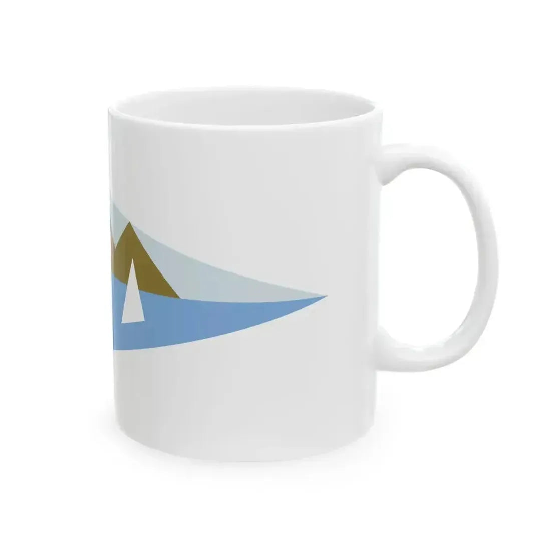 Burgee of Union Sailing Club (United States) White Coffee Mug - Go Mug Yourself