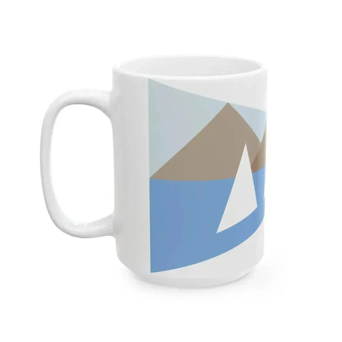 Burgee of Union Sailing Club (United States) White Coffee Mug - Go Mug Yourself