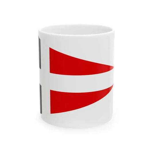 Burgee of Verein Seglerhaus am Wannsee (Germany) White Coffee Mug 11oz - Go Mug Yourself