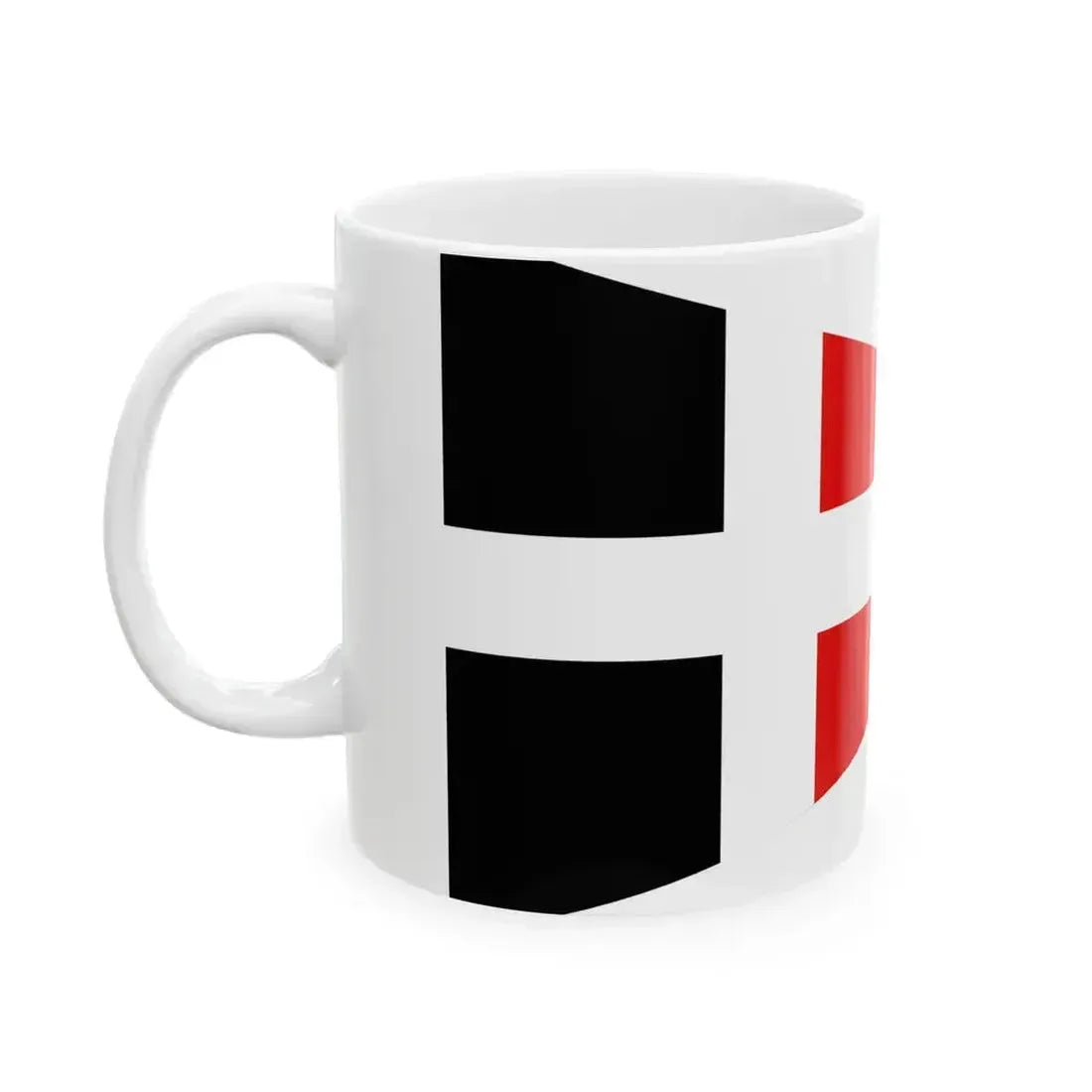 Burgee of Verein Seglerhaus am Wannsee (Germany) White Coffee Mug - Go Mug Yourself