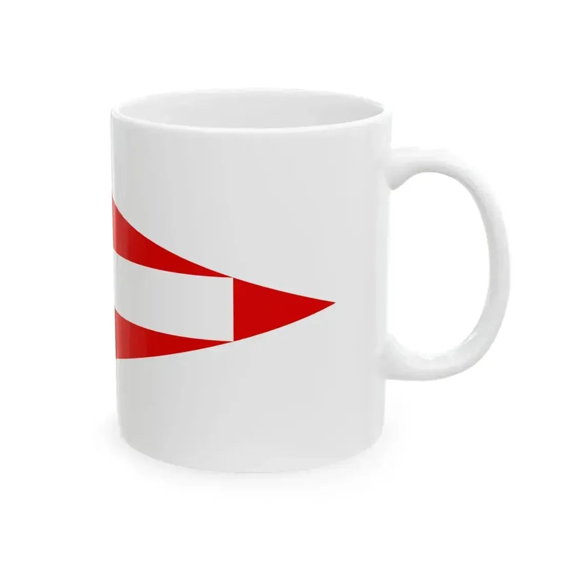 Burgee of Verein Seglerhaus am Wannsee (Germany) White Coffee Mug - Go Mug Yourself