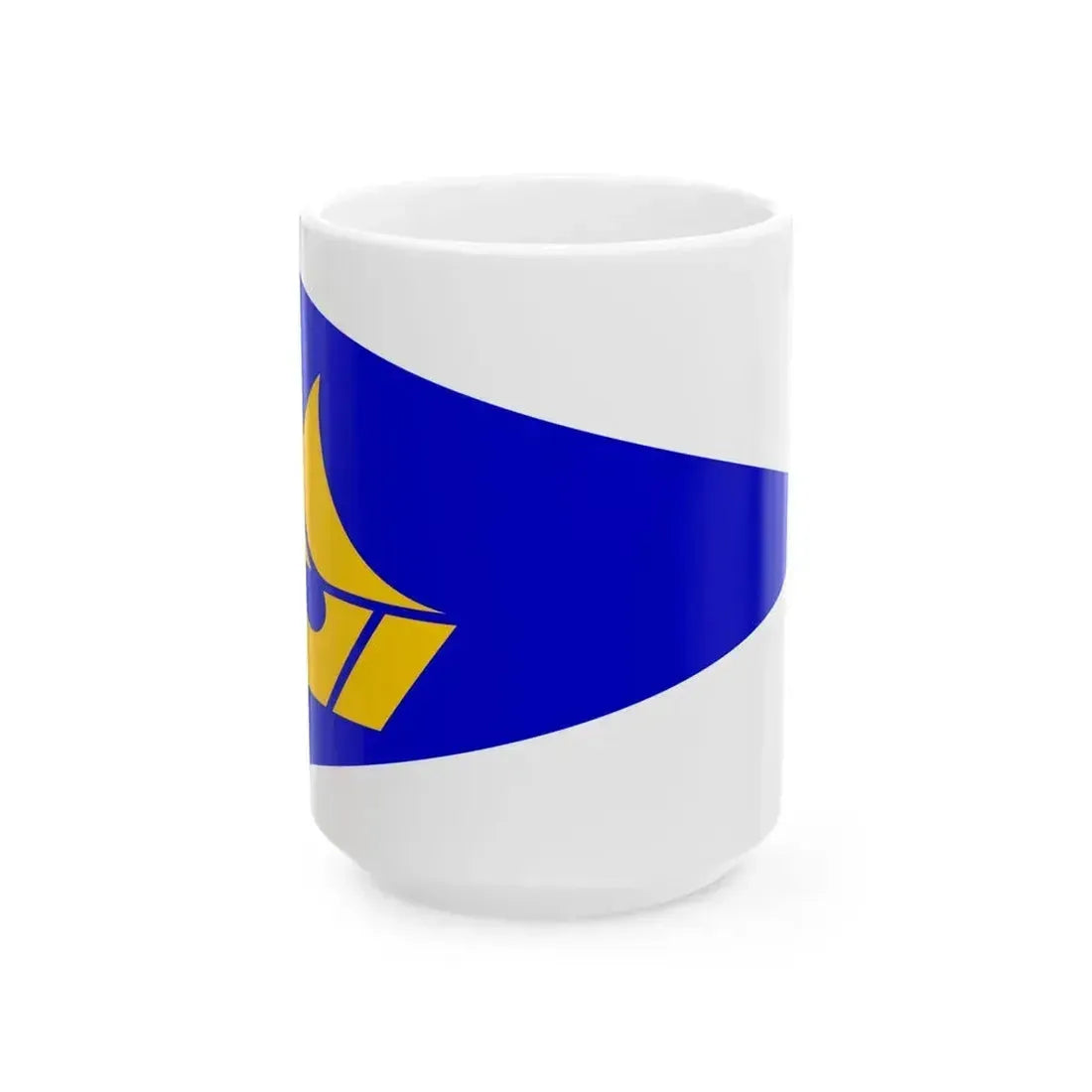 Burgee of Walnut Valley Sailing Club (United States) White Coffee Mug 15oz - Go Mug Yourself