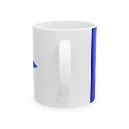 Burgee of Walnut Valley Sailing Club (United States) White Coffee Mug - Go Mug Yourself