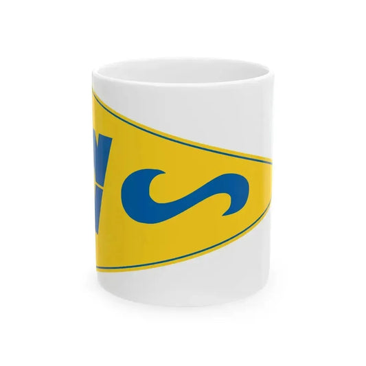 Burgee of Watersport Vereniging Scharendijke (Netherlands) White Coffee Mug 11oz - Go Mug Yourself