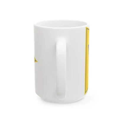 Burgee of Watersport Vereniging Scharendijke (Netherlands) White Coffee Mug - Go Mug Yourself