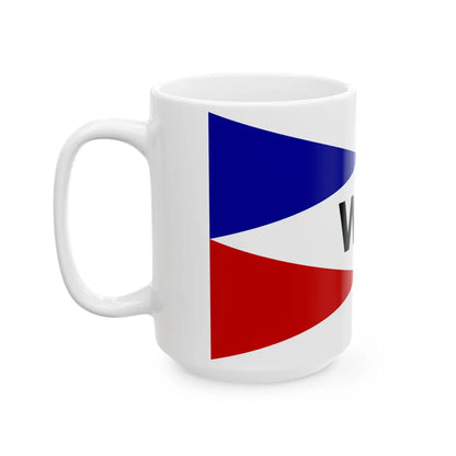 Burgee of Wawasee YC (India) White Coffee Mug - Go Mug Yourself