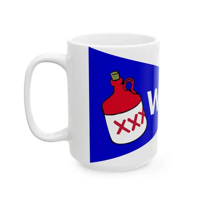 Burgee of Whiskeytown SC (United States) White Coffee Mug - Go Mug Yourself