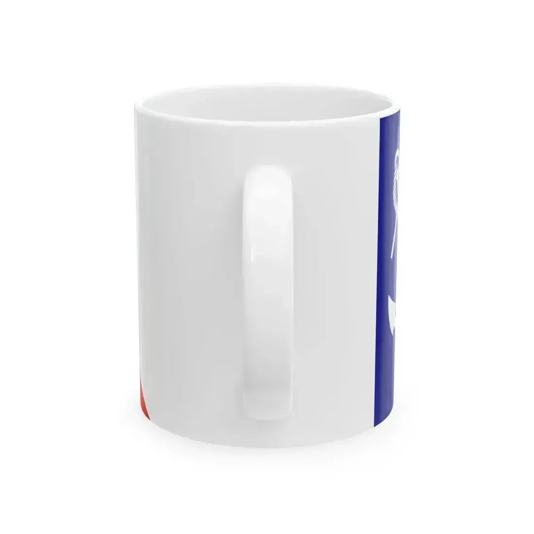 Burgee of Wichita Falls Sailing Club (United States) White Coffee Mug - Go Mug Yourself