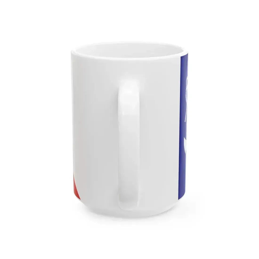 Burgee of Wichita Falls Sailing Club (United States) White Coffee Mug - Go Mug Yourself