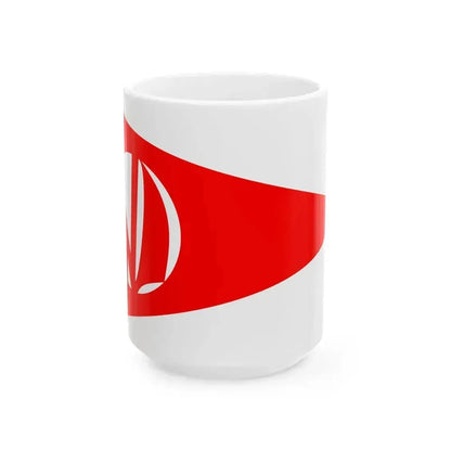 Burgee of Willamette Sailing Club (United States) White Coffee Mug 15oz - Go Mug Yourself