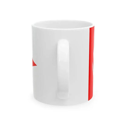 Burgee of Willamette Sailing Club (United States) White Coffee Mug - Go Mug Yourself