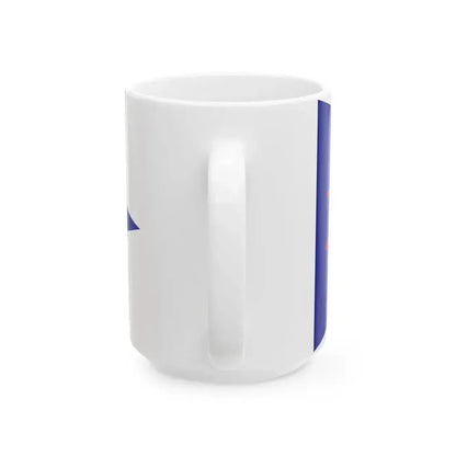Burgee of Y C Rosario (Argentina) White Coffee Mug - Go Mug Yourself