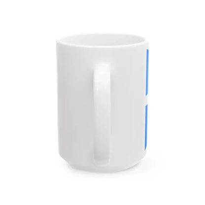 Burgee of Yacht Club Costa Smeralda (Italy) White Coffee Mug - Go Mug Yourself