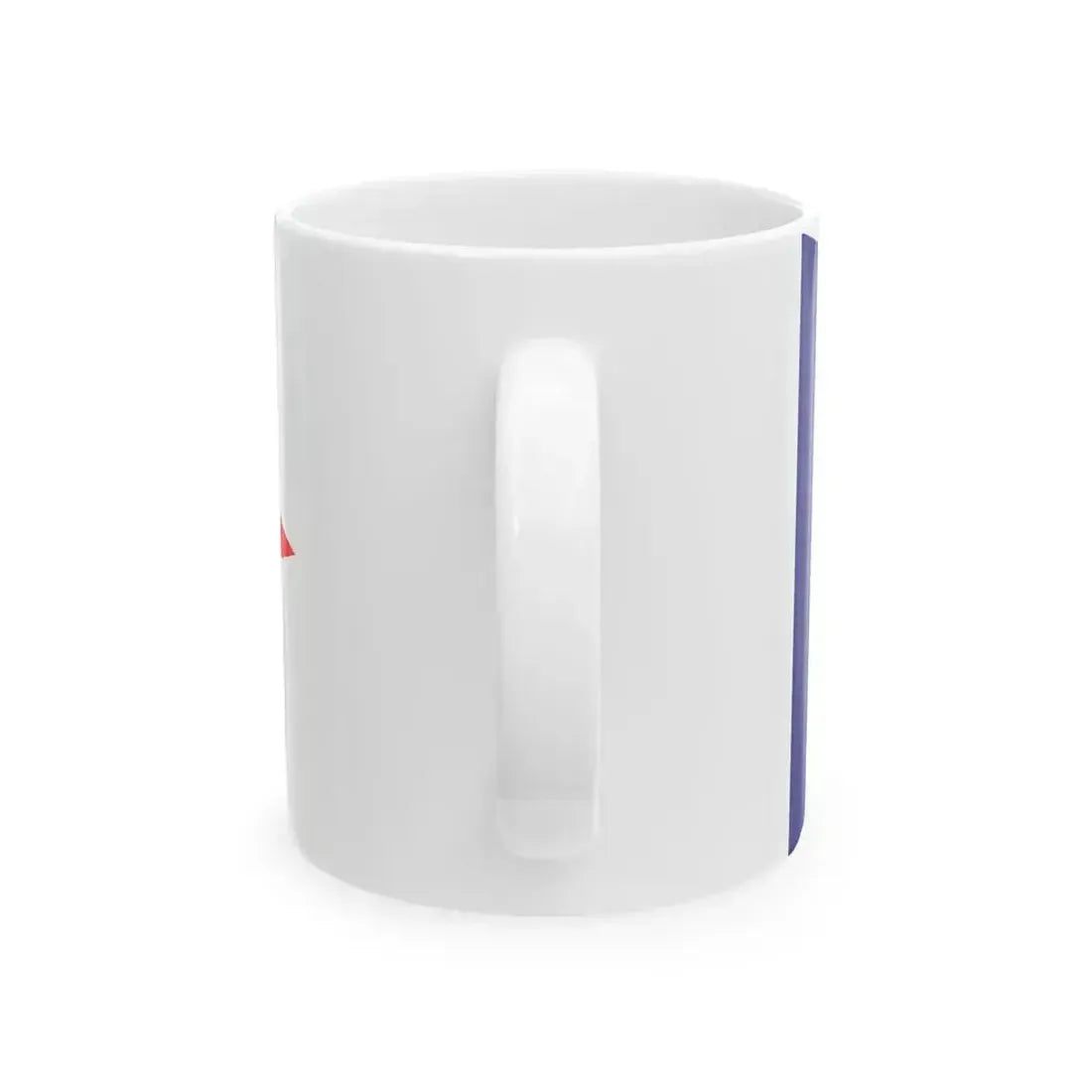 Burgee of Yacht Club de France (France) White Coffee Mug - Go Mug Yourself