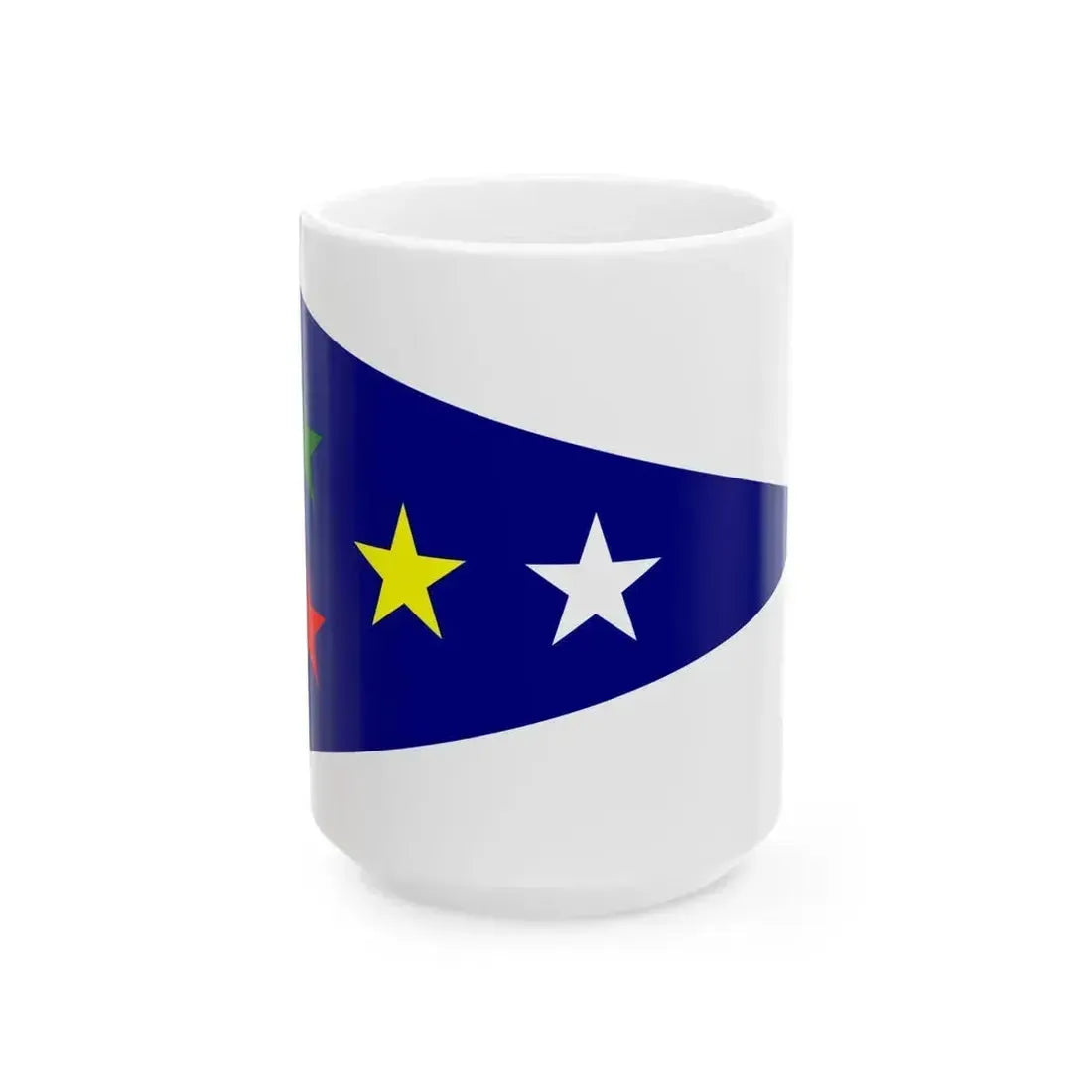Burgee of Yacht Club Santo Stefano (Italy) White Coffee Mug 15oz - Go Mug Yourself